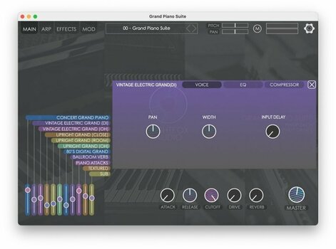 Studio software plug-in effect Nightfox Audio Nightfox Audio Grand Piano Suite (Digitaal product) - 13