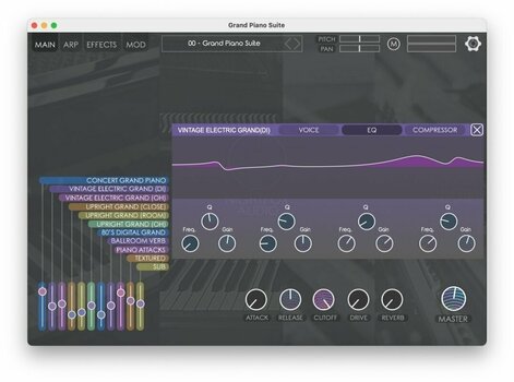 Студио софтуер Plug-In ефект NIGHTFOX_AUDIO Nightfox Audio Grand Piano Suite (Дигитален продукт) - 15