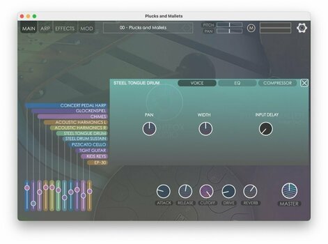 Studio software plug-in effect Nightfox Audio Nightfox Audio Plucks and Mallets (Digitaal product) - 3