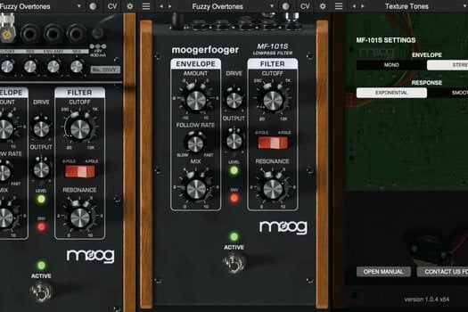 Tonstudio-Software Plug-In Effekt MOOG MoogerFooger Software MF-101S Low Pass Filter (Digitales Produkt) - 2