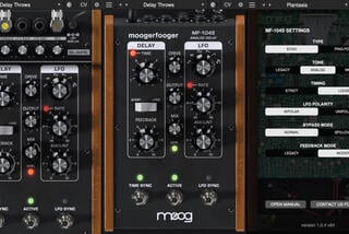 Effect Plug-In MOOG MoogerFooger Software MF-104S Analog Delay (Digital product) - 1