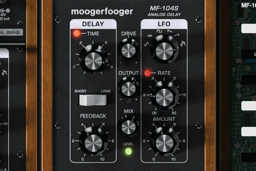 Štúdiový softwarový Plug-In efekt MOOG MoogerFooger Software MF-104S Analog Delay (Digitálny produkt) - 3