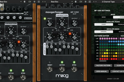 Studio software plug-in effect MOOG MoogerFooger Software MF-105S MuRF (Digitaal product) - 2