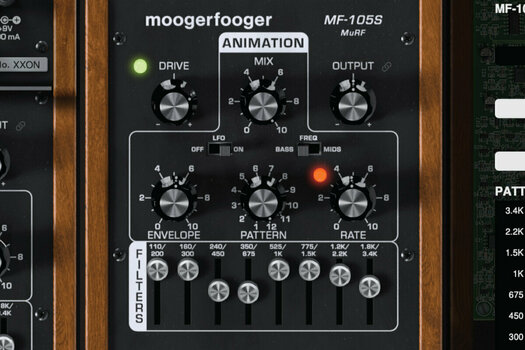 Studio software plug-in effect MOOG MoogerFooger Software MF-105S MuRF (Digitaal product) - 3