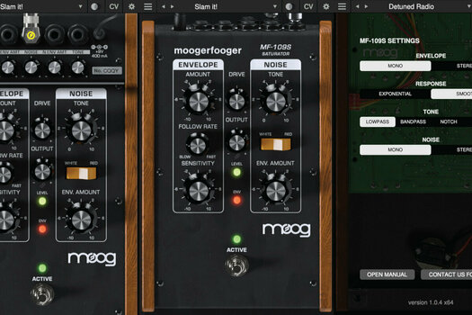 Efekti-plugin MOOG MoogerFooger Software MF-109s Saturator (Digitaalinen tuote) - 2