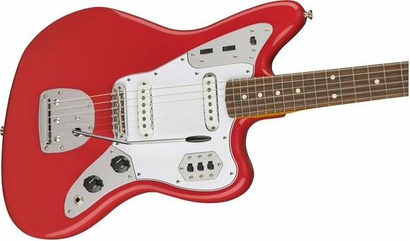 Chitarra Elettrica Fender Classic Series 60s Jaguar Lacquer Pau Ferro Fiesta Red - 2