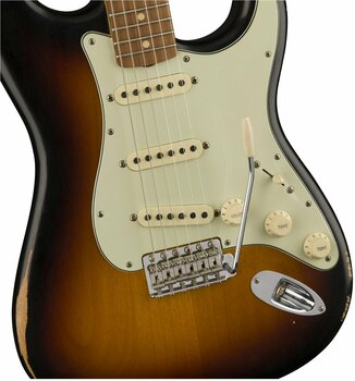 Elektromos gitár Fender Road Worn 60s Stratocaster Pau Ferro 3-Tone Sunburst - 5