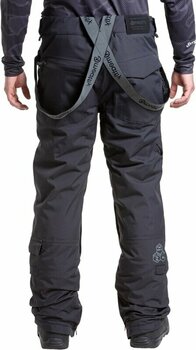 Pantalone da sci Meatfly Ghost SNB & Ski Pants Black S - 3