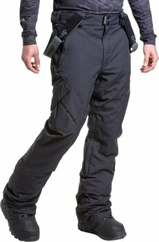 Calças para esqui Meatfly Ghost SNB & Ski Pants Black XL - 4