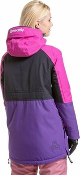 Ski Jacket Meatfly Aiko Womens SNB and Ski Jacket Petunia/Black S - 3