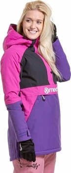 Skijaška jakna Meatfly Aiko Womens SNB and Ski Jacket Petunia/Black M - 6