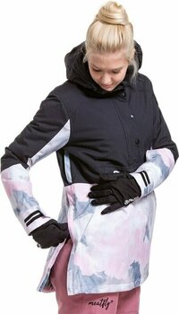 Casaco de esqui Meatfly Aiko Womens SNB and Ski Jacket Clouds Pink/Black S - 5