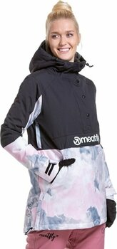 Ski Jacke Meatfly Aiko Womens SNB and Ski Jacket Clouds Pink/Black M Ski Jacke - 4
