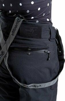 Lyžařské kalhoty Meatfly Foxy Womens SNB and Ski Pants Black M Lyžařské kalhoty - 10