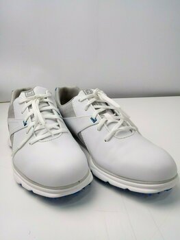 Chaussures de golf pour hommes Footjoy Pro SL White/Grey/Blue 42 (Déjà utilisé) - 2