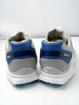 Chaussures de golf pour hommes Footjoy Pro SL White/Grey/Blue 42 (Déjà utilisé) - 3