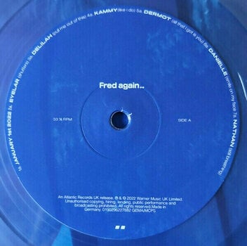 Disque vinyle Fred Again - Actual Life 3 (January 1 - September 9 2022) (Clear Vinyl) (LP) - 3