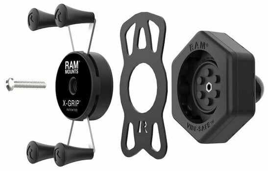 Motorcykelhållare/fodral Ram Mounts X-Grip Phone Holder with Ball & Vibe-Safe Adapter Motorcykelhållare/fodral - 4