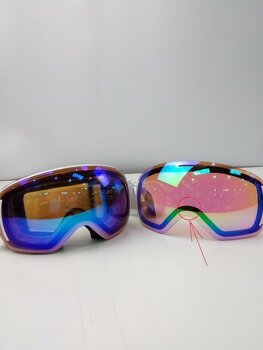 Okulary narciarskie Scott LCG Evo White/Green Chrome Okulary narciarskie (Jak nowe) - 2