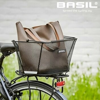 Ciclotransportador Basil Lesto MIK Bicycle Basket Rear Cesto de bicicleta Black - 7