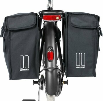 Fietstas Basil Mara XXL Double Bicycle Bag Black 2XL 47 L - 7