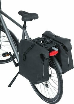 Fahrradtasche Basil SoHo Nordlicht MIK Bicycle Double Bag Night Black 41 L - 5