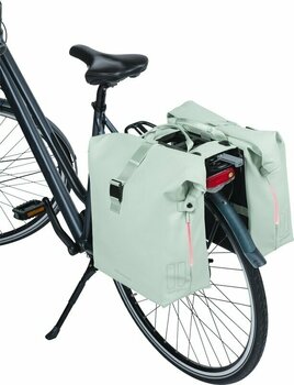 Kolesarske torbe Basil SoHo Nordlicht MIK Bicycle Double Bag Pastel Green 41 L - 4