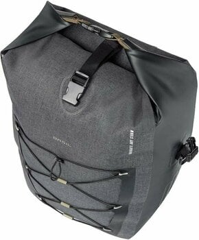 Cyklistická taška Basil Navigator Storm MIK SIDE L Single Pannier Bag Black L 31 L - 6