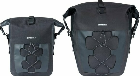 Чанта за велосипеди Basil Navigator Waterproof M Single Pannier Bag Black M 12 L - 8