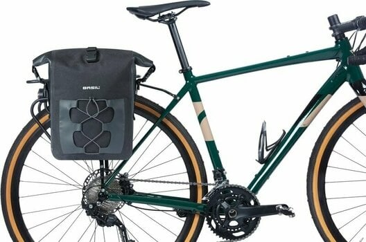 Чанта за велосипеди Basil Navigator Waterproof M Single Pannier Bag Black M 12 L - 9
