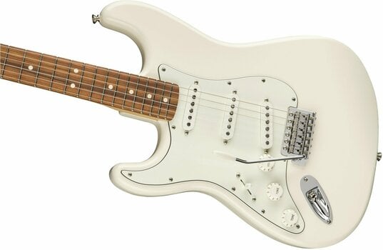 Guitare électrique pour gauchers Fender Standard Stratocaster LH Pau Ferro Arctic White - 3