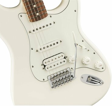 E-Gitarre Fender Standard Stratocaster HSS Pau Ferro Arctic White - 4