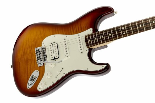 Electric guitar Fender Standard Stratocaster HSS Plus Top PF Tobacco Sunburst - 4