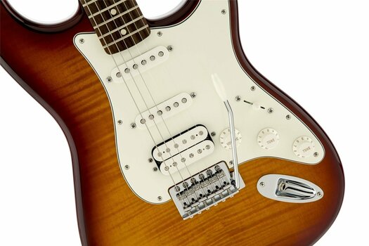Guitare électrique Fender Standard Stratocaster HSS Plus Top PF Tobacco Sunburst - 5