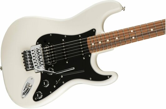 Elektrisk guitar Fender Standard Stratocaster HSS Floyd Pau Ferro Olympic White - 3