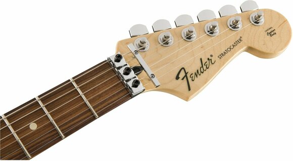 Guitarra elétrica Fender Standard Stratocaster HSS Floyd Pau Ferro Olympic White - 4