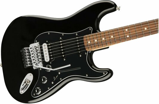 Elektromos gitár Fender Standard Stratocaster HSS Floyd Pau Ferro Black - 3