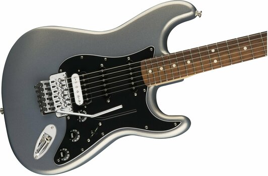 Elektrische gitaar Fender Standard Stratocaster HSS Floyd Pau Ferro Ghost Silver - 2