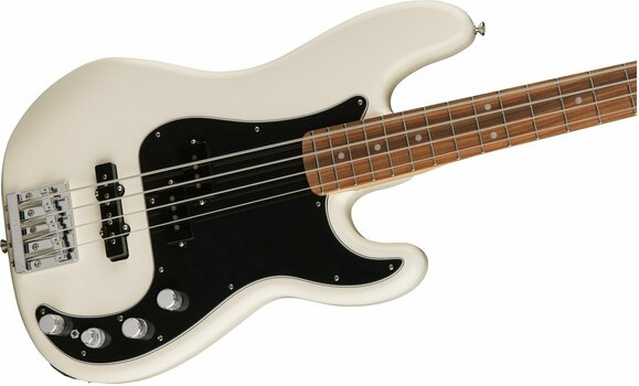 Elektrische basgitaar Fender Deluxe Active Precision Bass Special PF Olympic White - 4