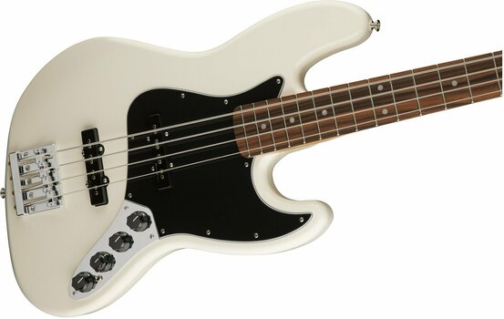 Elektrische basgitaar Fender Deluxe Active Jazz Bass PF Olympic White - 4
