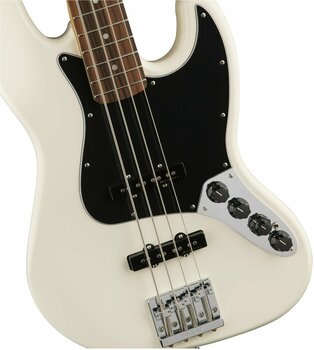 4-strängad basgitarr Fender Deluxe Active Jazz Bass PF Olympic White - 5