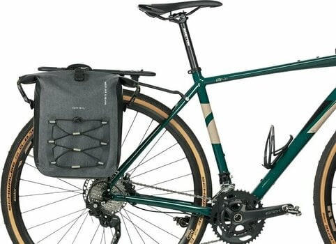 Bicycle bag Basil Navigator Storm MIK SIDE M Single Pannier Bag Black M 15 L - 6