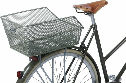 Cyclo-transporteur Basil Cento Bicycle Basket Rear Olive Green Paniers - 5