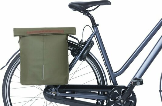 Geantă pentru bicicletă Basil City Bicycle Shopper Moss Green 14 - 16 L - 5