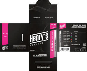 E-guitar strings Henry's Nickel Wound Premium 09-42 E-guitar strings - 2