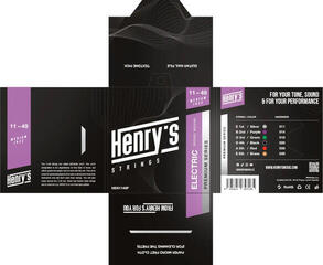 E-guitar strings Henry's Nickel Wound Premium 11-49 E-guitar strings - 2