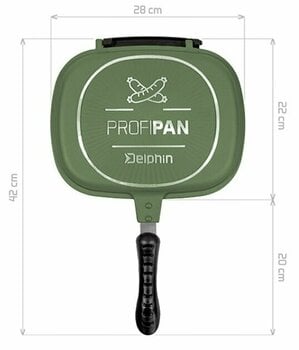 Batterie de cuisine de camping Delphin ProfiPAN Green - 3