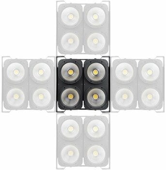 Difusor Light4Me BLINDER LED 4x100W - 10