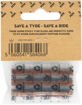 Conjunto de reparação de bicicletas Peaty's Holeshot Tubeless Puncture Plugger Refill Pack 6x1,5mm - 2