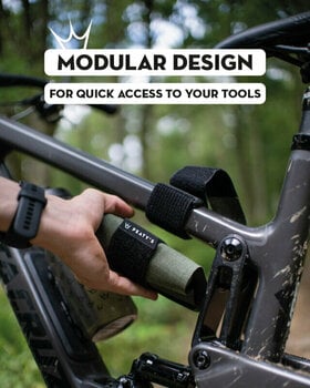 Cyklistická taška Peaty's Holdfast Trail Tool Wrap Moss Green - 7